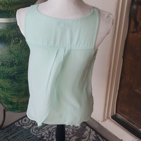Express sequin lined tank top chiffon type - Picture 5 of 11
